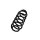 Suspension Spring Set rear axle coil spring Ø 11 mm EIBACH for e.g. SEAT LEON