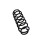 Suspension Spring Set rear coil spring Ø 10.8 mm EIBACH for SEAT LEON and others