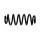 Suspension Spring Set rear coil spring Ø 12.8 mm EIBACH for SEAT LEON and others