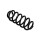 Suspension Spring Set rear coil spring Ø 12.8 mm EIBACH for SEAT LEON and others