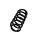 Suspension Spring Set rear coil spring Ø 12.8 mm EIBACH for SEAT LEON and others