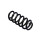 Suspension Spring Set rear axle coil spring Ø 13.8 mm EIBACH for e.g. AUDI A3
