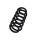 Suspension Spring Set rear axle coil spring Ø 13.3 mm EIBACH for e.g. AUDI A3