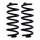 Suspension spring set rear axle Ø 12.5 mm 314 mm EIBACH for e.g. AUDI A3