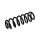 Suspension Spring Set rear axle coil spring Ø 12.5 mm EIBACH for e.g. AUDI A3