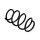 Suspension Spring Set front axle coil spring Ø 12.3 mm EIBACH for e.g. AUDI A3