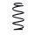 Suspension spring set front axle Ø 12 mm 319 mm EIBACH for e.g. SEAT LEON