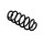 Suspension Spring Set Rear Axle Coil Spring Ø 12.8 mm EIBACH for AUDI A4