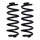 Suspension spring set rear axle Ø 13.3 mm 308 mm EIBACH for e.g. AUDI A4 B9