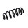 Suspension Spring Set rear axle coil spring Ø 13.3 mm EIBACH for e.g. AUDI A4