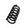 Suspension Spring Set Front Axle Coil Spring Ø 14.3 mm EIBACH for BMW 5 Series