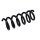 Suspension Spring Set Front Axle Coil Spring Ø 14.3 mm EIBACH for BMW 5 Series