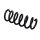 Suspension Spring Set Front Axle Coil Spring Ø 14.3 mm EIBACH for BMW 5 Series
