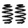 Suspension Spring Set rear coil spring Ø 10.5 mm EIBACH for FORD FIESTA