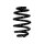 Suspension Spring Set rear coil spring Ø 10.5 mm EIBACH for FORD FIESTA
