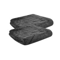2 microfibre drying cloths absorbent 50x80 cm XL Black...