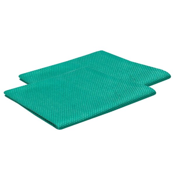 2 windscreen cleaning cloths lint-free glass care Green Scale LIQUID ELEMENTS