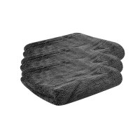 3 microfibre drying cloths absorbent 50x80 cm XL Black...