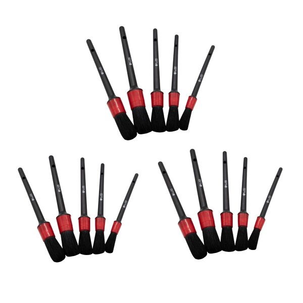 3 Pinsel-Sets Detailing Brush LIQUID ELEMENTS Zwischenräume bei der PKW-Pflege