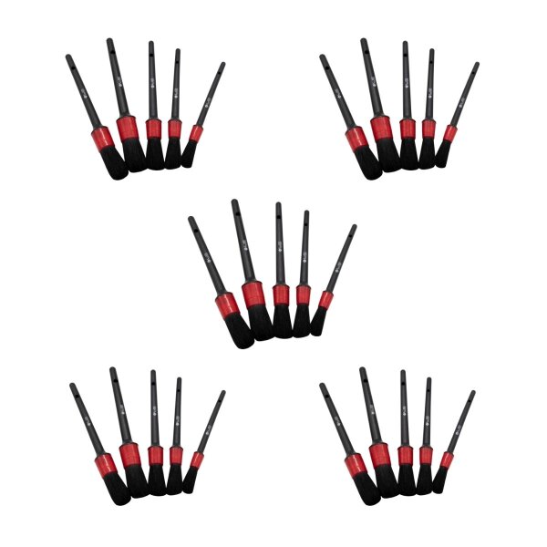 5 brush sets Detailing Brush LIQUID ELEMENTS Interspaces for car care