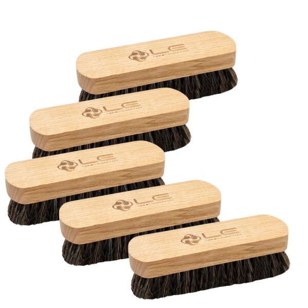 5 leather brushes robust LIQUID ELEMENTS versatile for sensitive surfaces