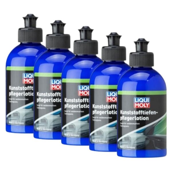 Plastic care product 5x250 ml in a bottle LIQUI MOLY for real deep care