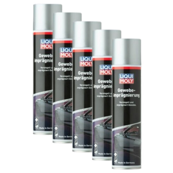 Textile impregnation convertible top 5x400 ml cans LIQUI MOLY more durability