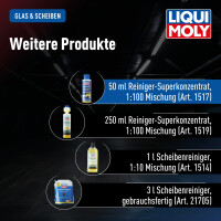 Cleaner 5x50 ml bottles windscreen washer LIQUI MOLY no clogging