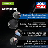 Interior cleaner 3x500 ml spray bottles LIQUI MOLY for car interiors