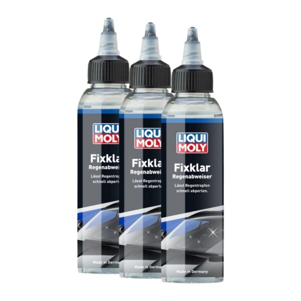 Windscreen sealant 3x125 ml bottles LIQUI MOLY Fixklar clear view in the rain