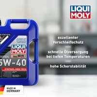 Engine oil multipack LIQUI MOLY 3x5 l 5W-40 API SN Synthoil High Tech