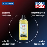 Reiniger 3x1 l Flaschen Scheibenreinigungsanlage LIQUI MOLY beugt Verstopfen vor