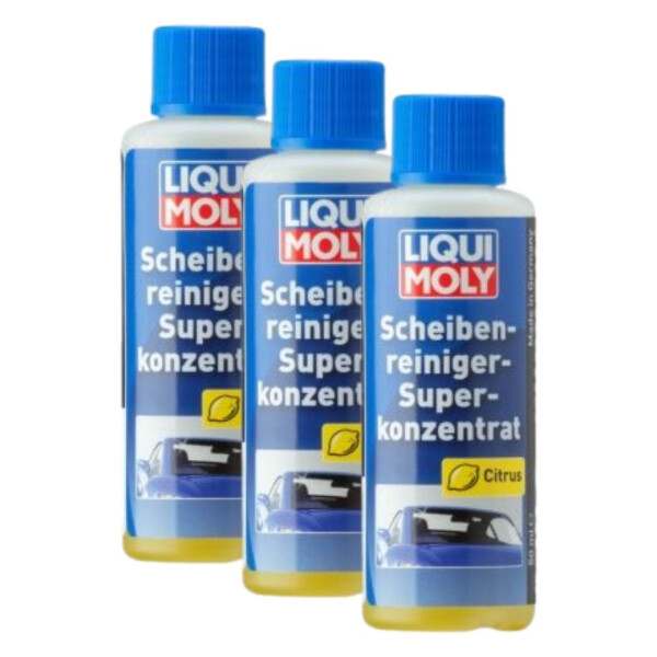 Cleaner 3x50 ml bottles windscreen cleaning system LIQUI MOLY no clogging