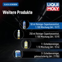 Cleaner 3x50 ml bottles windscreen cleaning system LIQUI MOLY no clogging