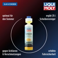 Reiniger 3x250 ml Flaschen Scheibenreinigungsanlage LIQUI MOLY kein Verstopfen