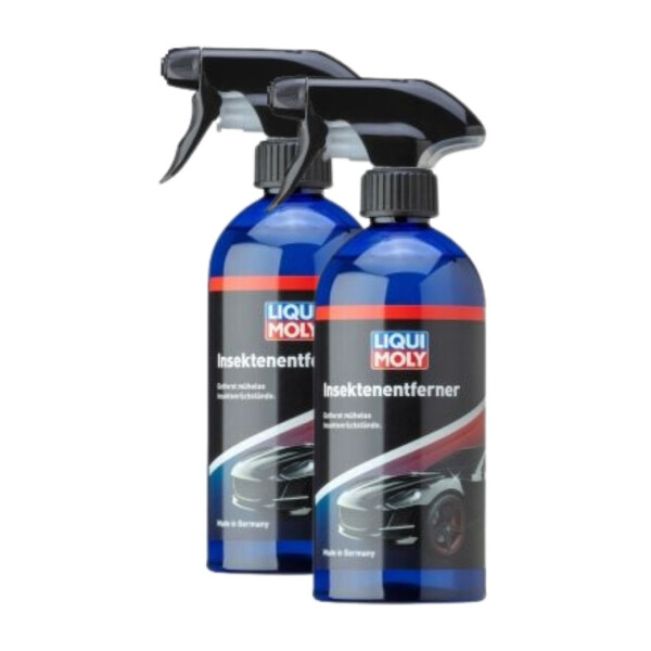 Insect remover 2x500 ml spray bottles LIQUI MOLY for heavy soiling