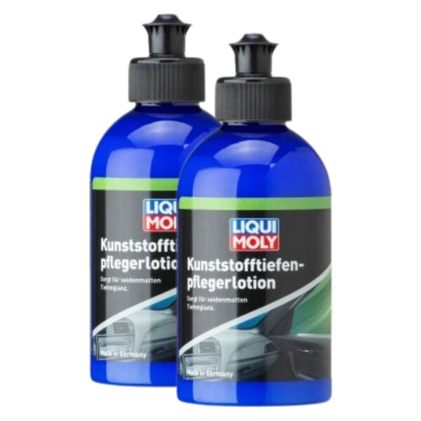Plastic care product 2x250 ml in a bottle LIQUI MOLY for real deep care