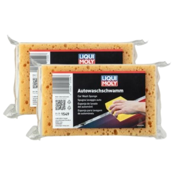 2 sponges in a bag LIQUI MOLY for real fun when washing your car