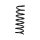 Suspension spring set for the car rear axle BILSTEIN B3 for MAZDA 5