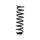 Suspension spring set front axle BILSTEIN B3 for e.g. MERCEDES-BENZ E-CLASS