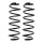 Suspension spring set rear axle BILSTEIN B3 for e.g. FORD FIESTA V