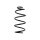 Suspension spring set for the car front axle BILSTEIN B3 for SEAT Mii and others