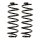 Suspension spring set for the car rear axle BILSTEIN B3 for MAZDA 2