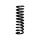 Suspension spring set rear axle BILSTEIN B3 for MERCEDES-BENZ C-CLASS