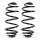 Suspension spring set rear axle BILSTEIN B3 for e.g. OPEL COMBO Tour