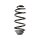 Suspension spring set rear axle BILSTEIN B3 for e.g. OPEL COMBO Tour
