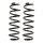 Suspension spring set for the car rear axle BILSTEIN B3 for e.g. VW GOLF V
