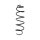 Suspension spring set for the car front axle BILSTEIN B3 for CITROËN C3 I