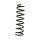 Suspension spring set for the car rear axle BILSTEIN B3 for BMW 5
