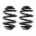 Suspension spring set for the car rear axle BILSTEIN B3 for BMW Z3 Coupe